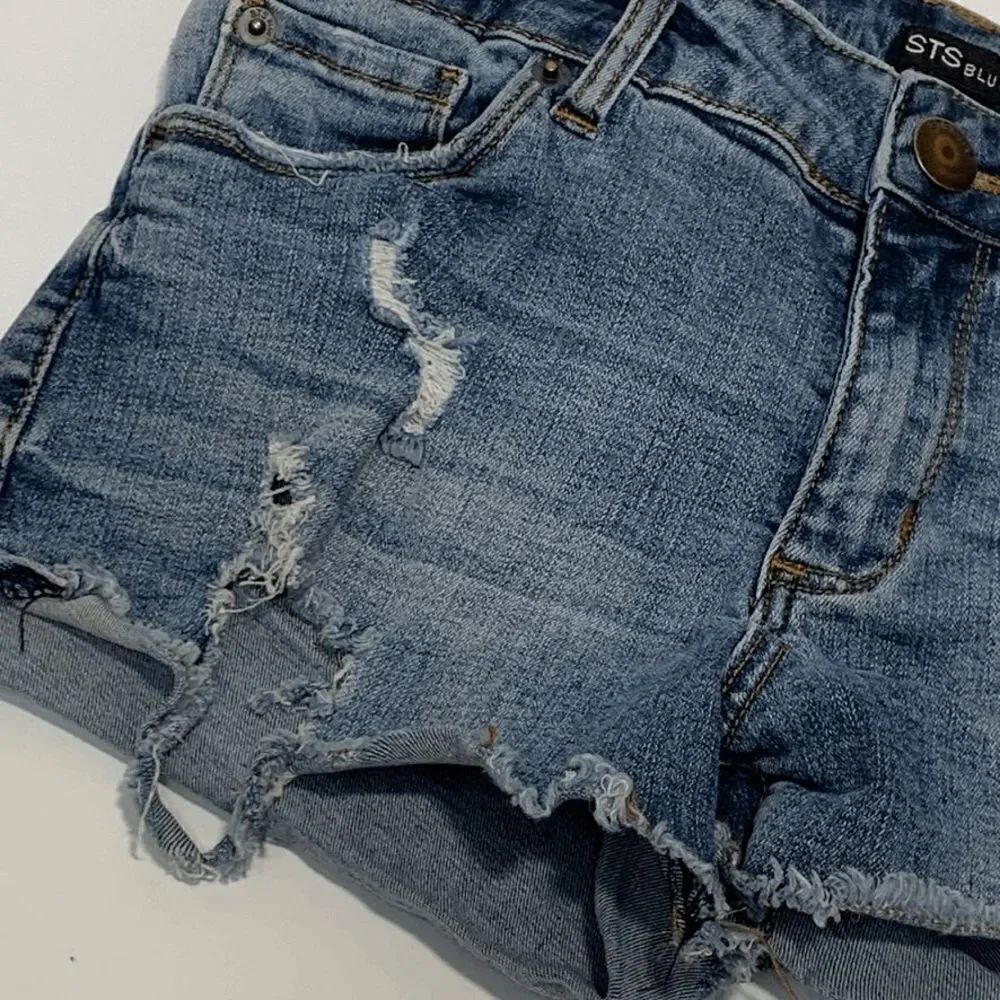 STS Blue Distressed Denim Short - Picture 3 of 7